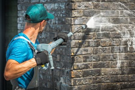 Mountain brook pressure washing