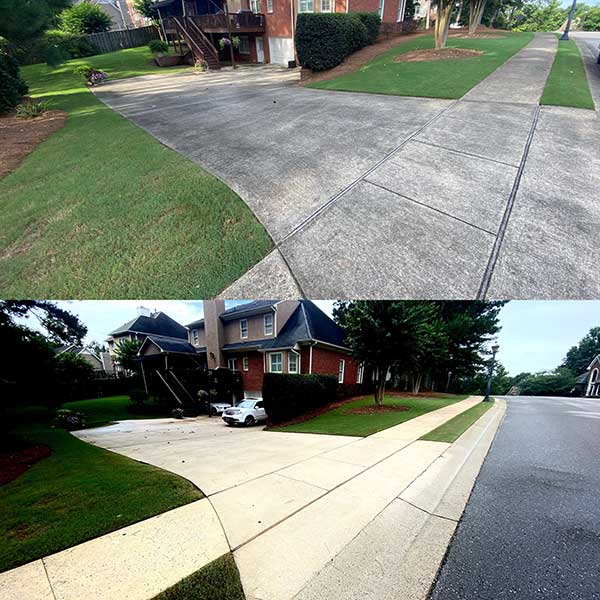 Sidewalk cleaning hoover