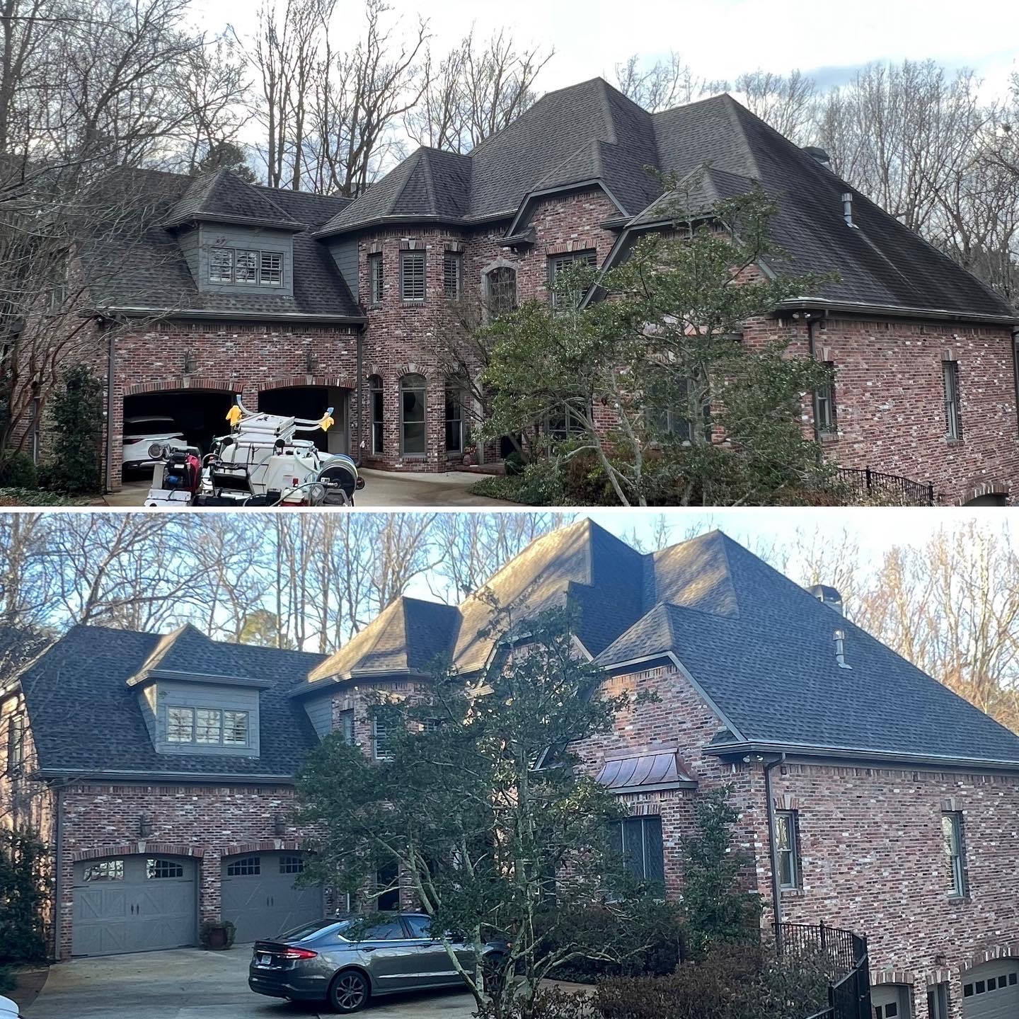 Large House Roof Washing in Vestavia Hills, AL